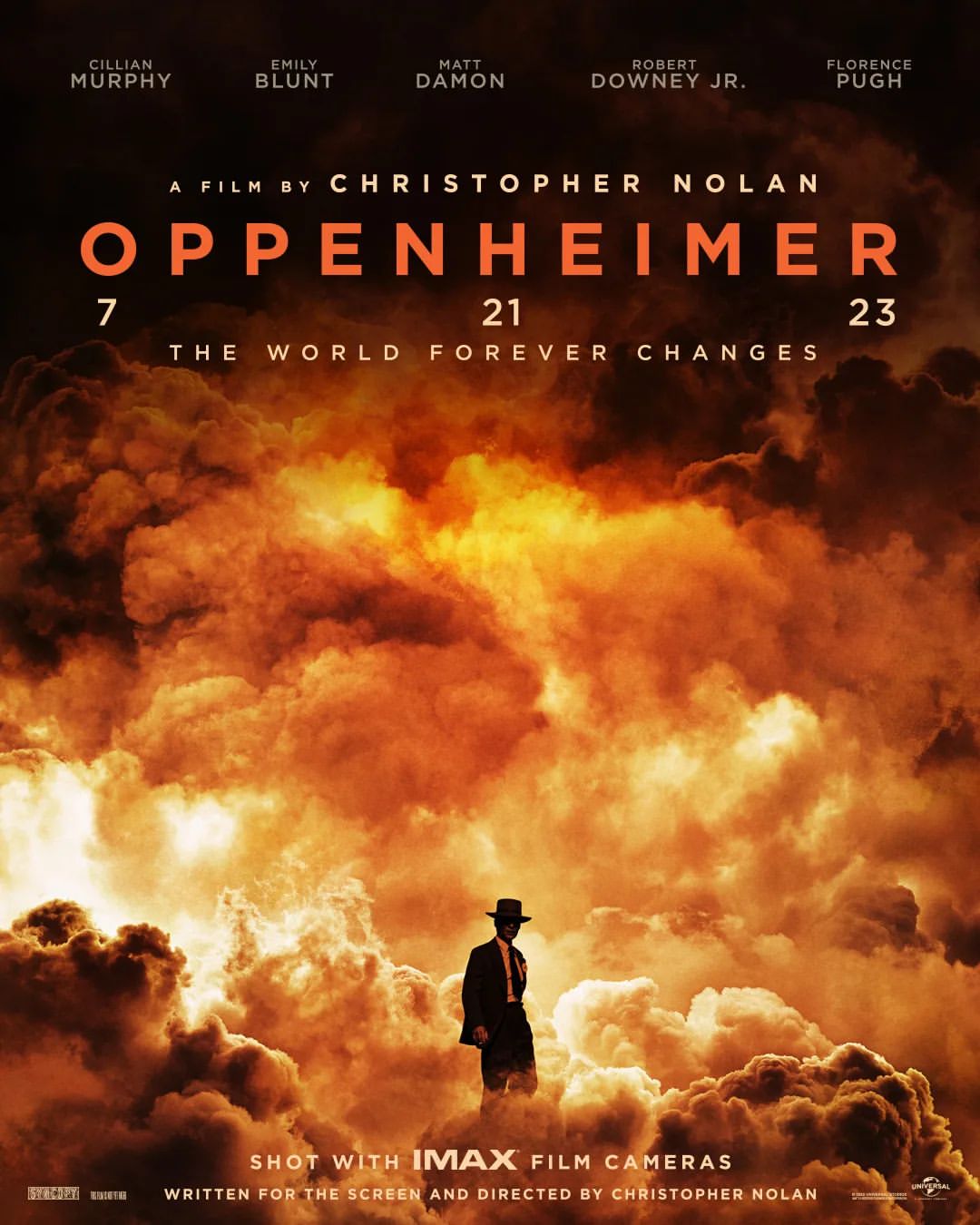 Oppenheimer, which grossed over 950 million U.S. dollars worldwide, making it the highest-grossing film of Christopher Nolan's career and the third-highest-grossing film of 2023