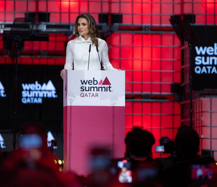Queen Rania Calls for Gaza Ceasefire at Web Summit Qatar