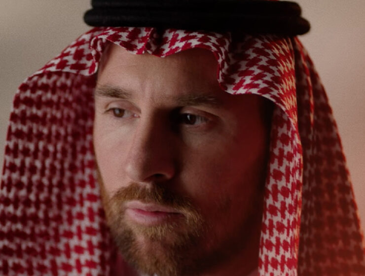بالشماغ والثوب السعودي.. ميسي الوجه الإعلاني لـ "سيّار"