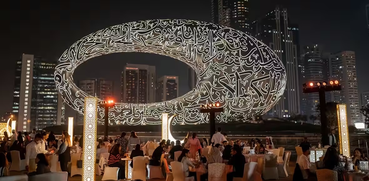The City Squares of The Middle East Light Up As Ramadan Approaches