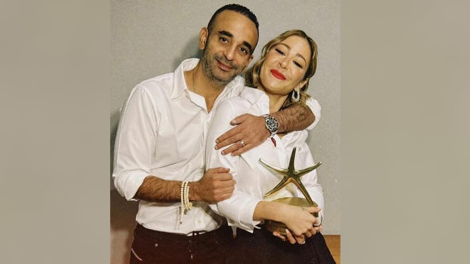 زواج منة شلبي وأحمد الجنايني