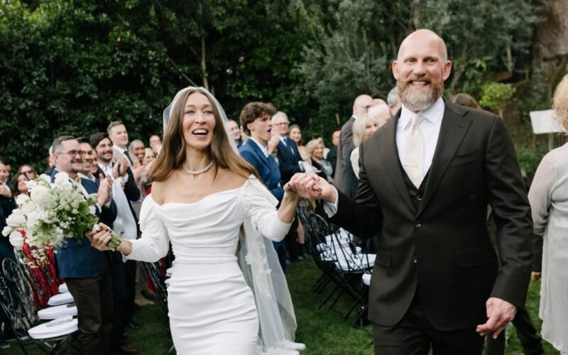 Alana Hadid wedding ceremony at Mohamed Hadid's home
