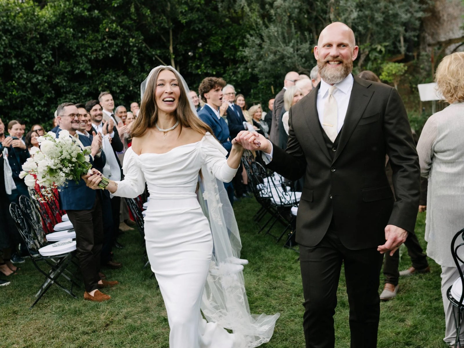 Alana Hadid wedding ceremony at Mohamed Hadid's home