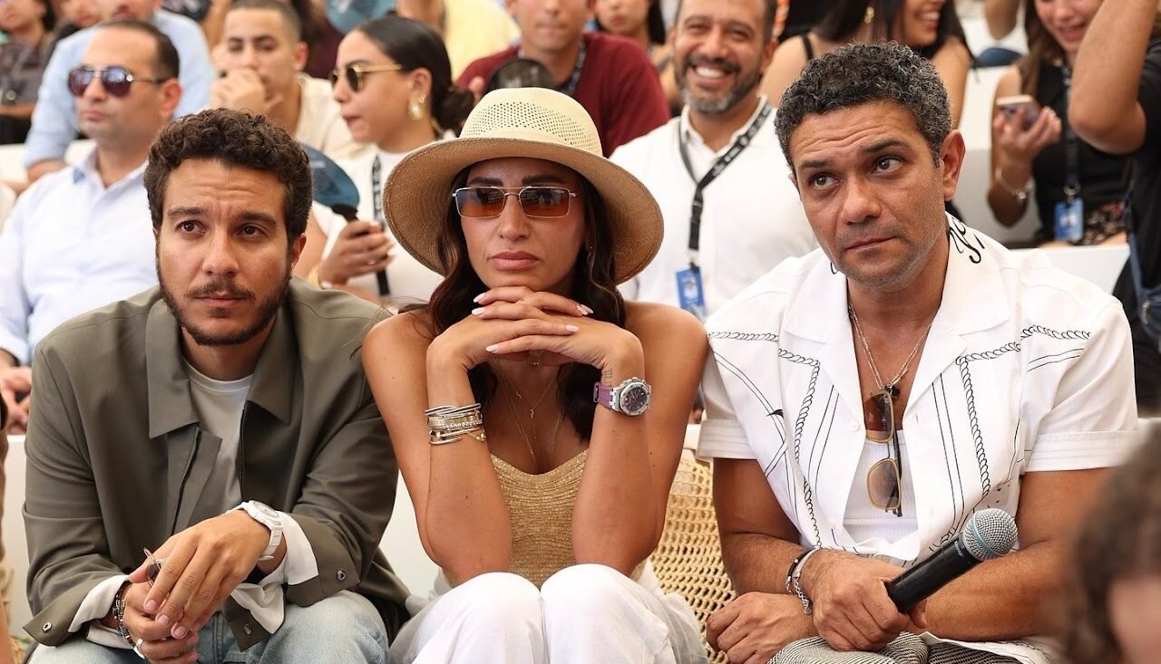 آسر ياسين ودينا الشربيني مهرجان الجونة