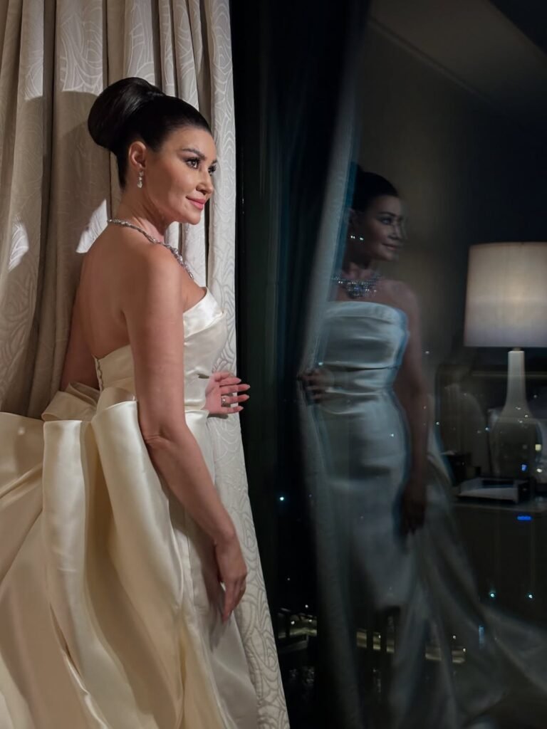 أروى جودة بفستان زفاف إيطالي من دار le Spose di Gio.