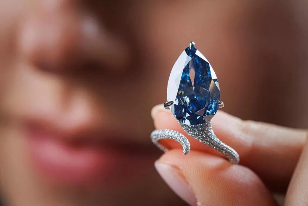 Mellon Blue Diamond Christie's Auction