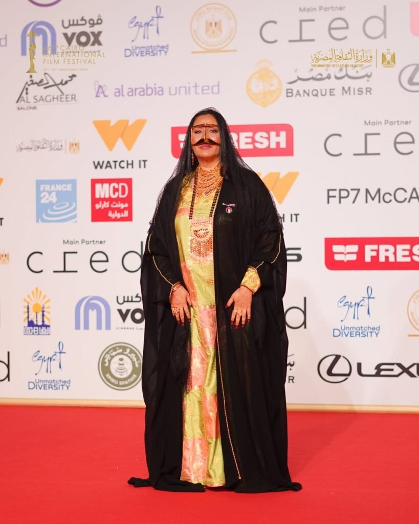 الممثلة هدى الغانم أحد أبطال فيلم نايلة الخاجة "باب"