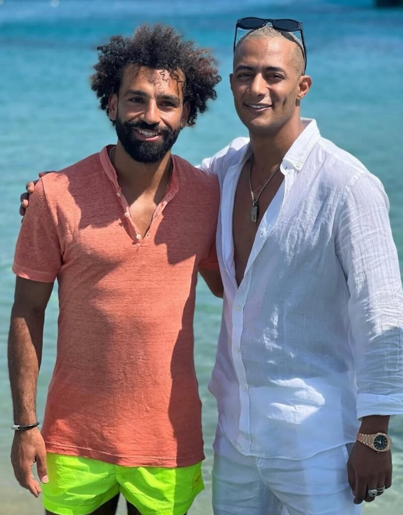 محمد رمضان مع اللاعب العالمي محمد صلاح وتعليقه على الكراهية والنجاح.
