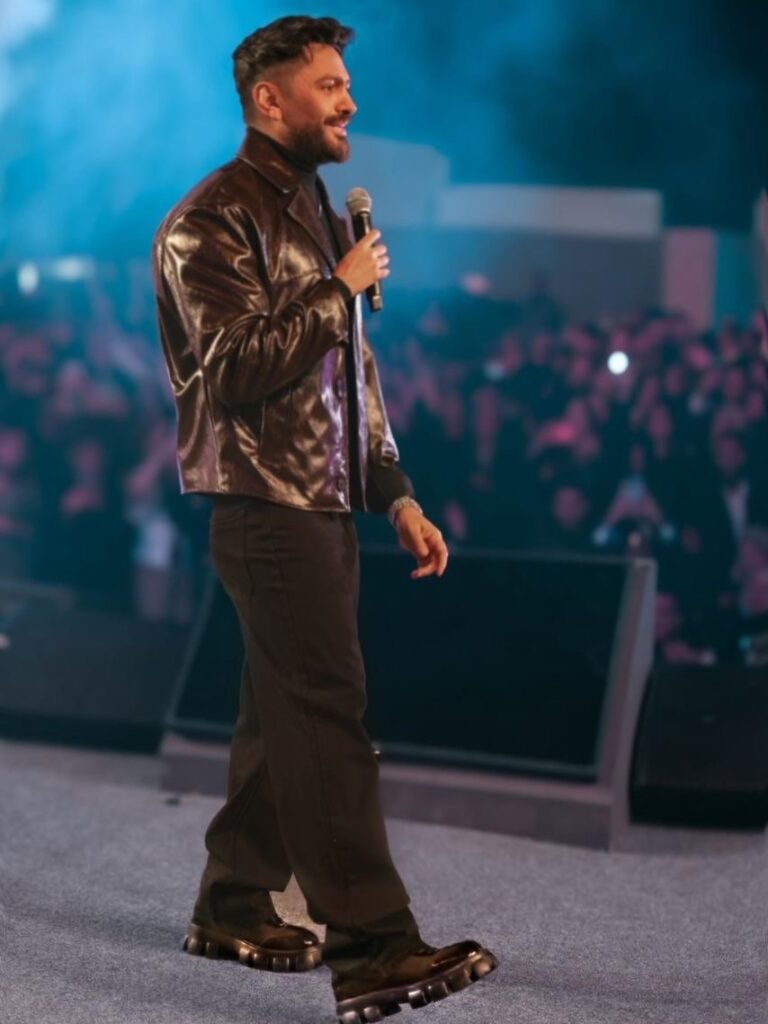 النجم تامر حسني يتألق في حفل تامر حسني العقاري.