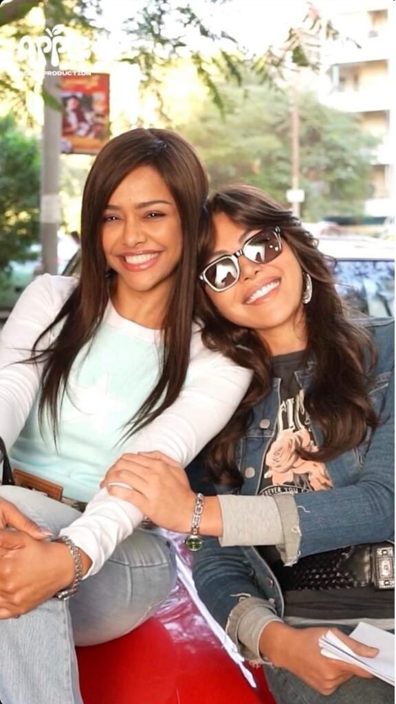 ريهام حجاج وأسماء ابواليزيد من كواليس مسلسل توابع