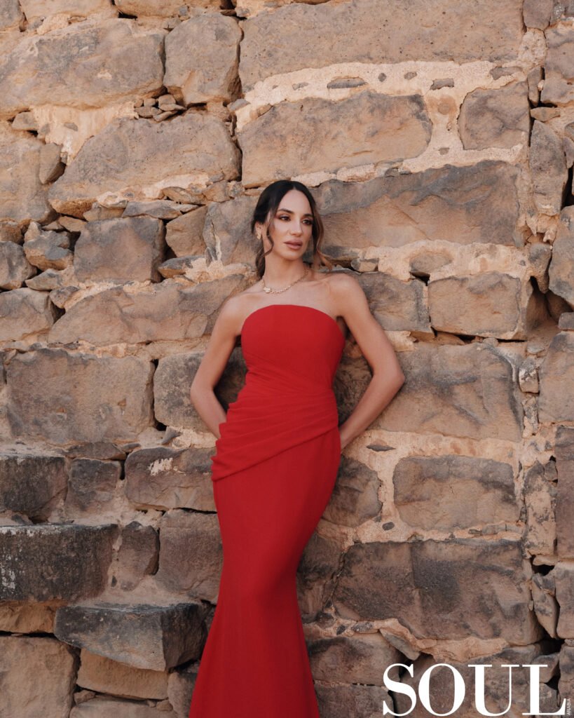 Zeynab El-Helw in The Rebirth Issue: Soul Arabia January 2026 at Umm El Jimal