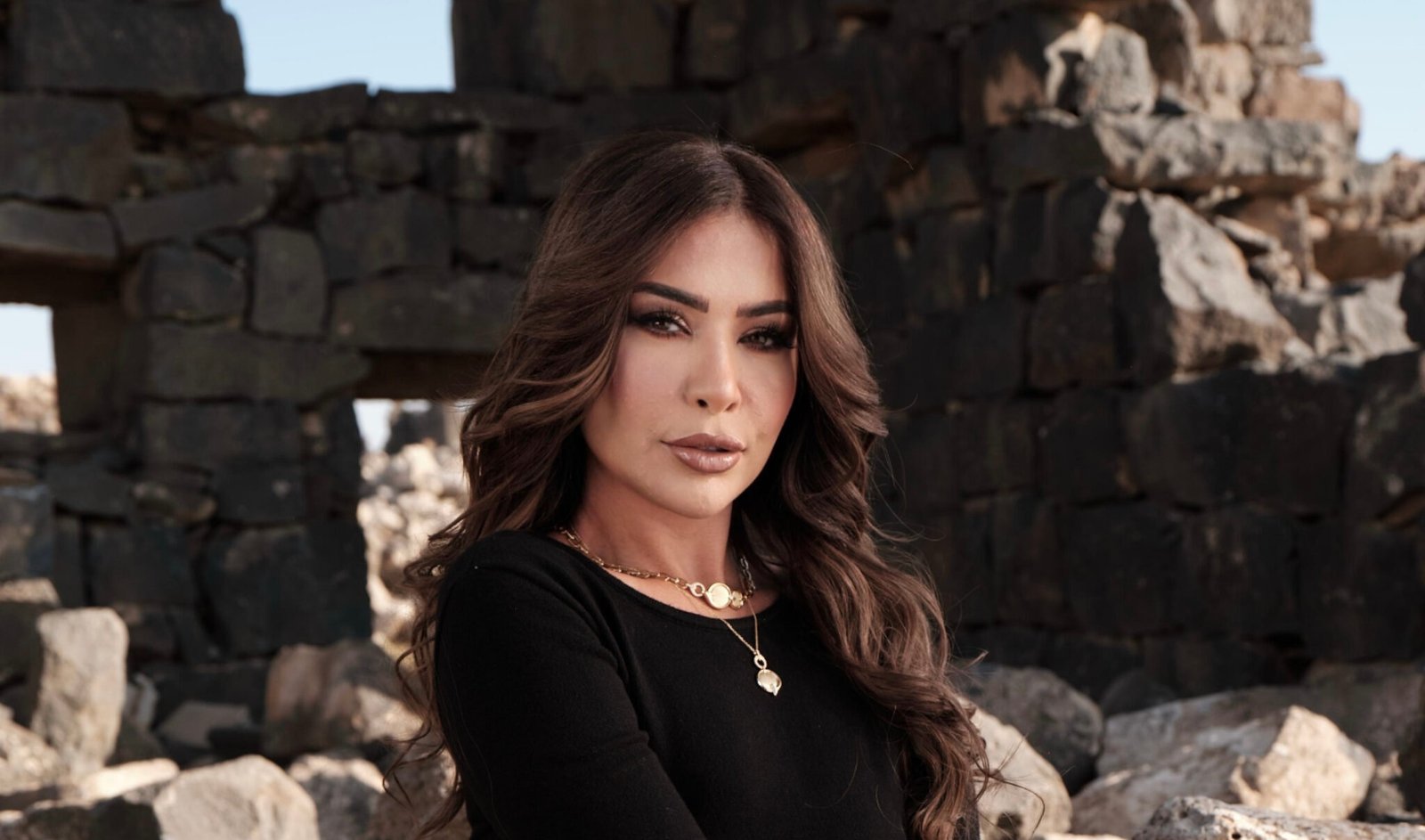 Lama Maaitah in The Rebirth Issue: Soul Arabia January 2026 at Umm El Jimal