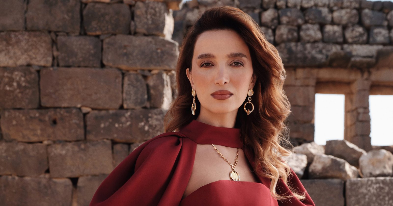 Lana Medawar in The Rebirth Issue: Soul Arabia January 2026 at Umm El Jimal