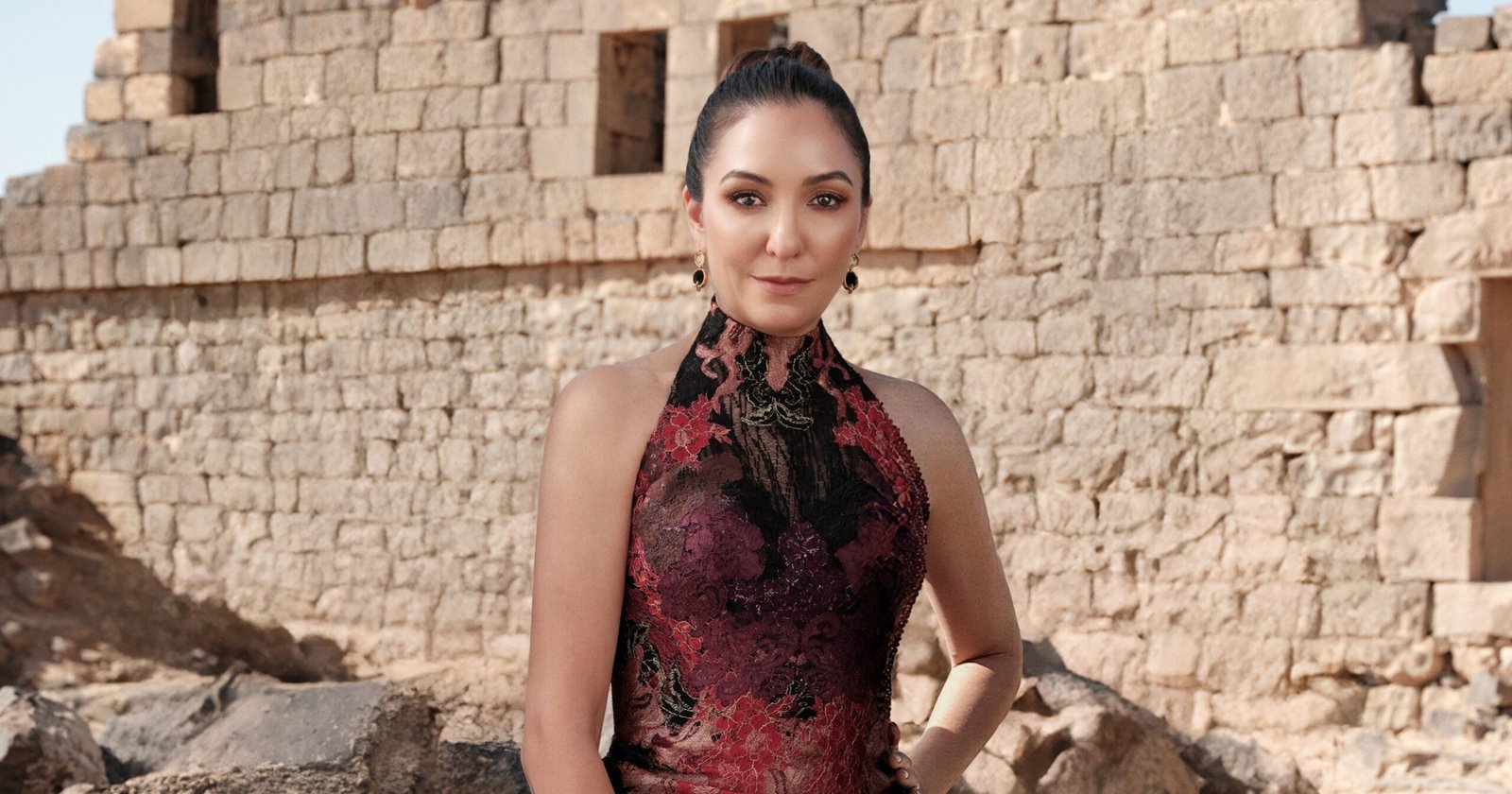 Marianela in The Rebirth Issue: Soul Arabia January 2026 at Umm El Jimal