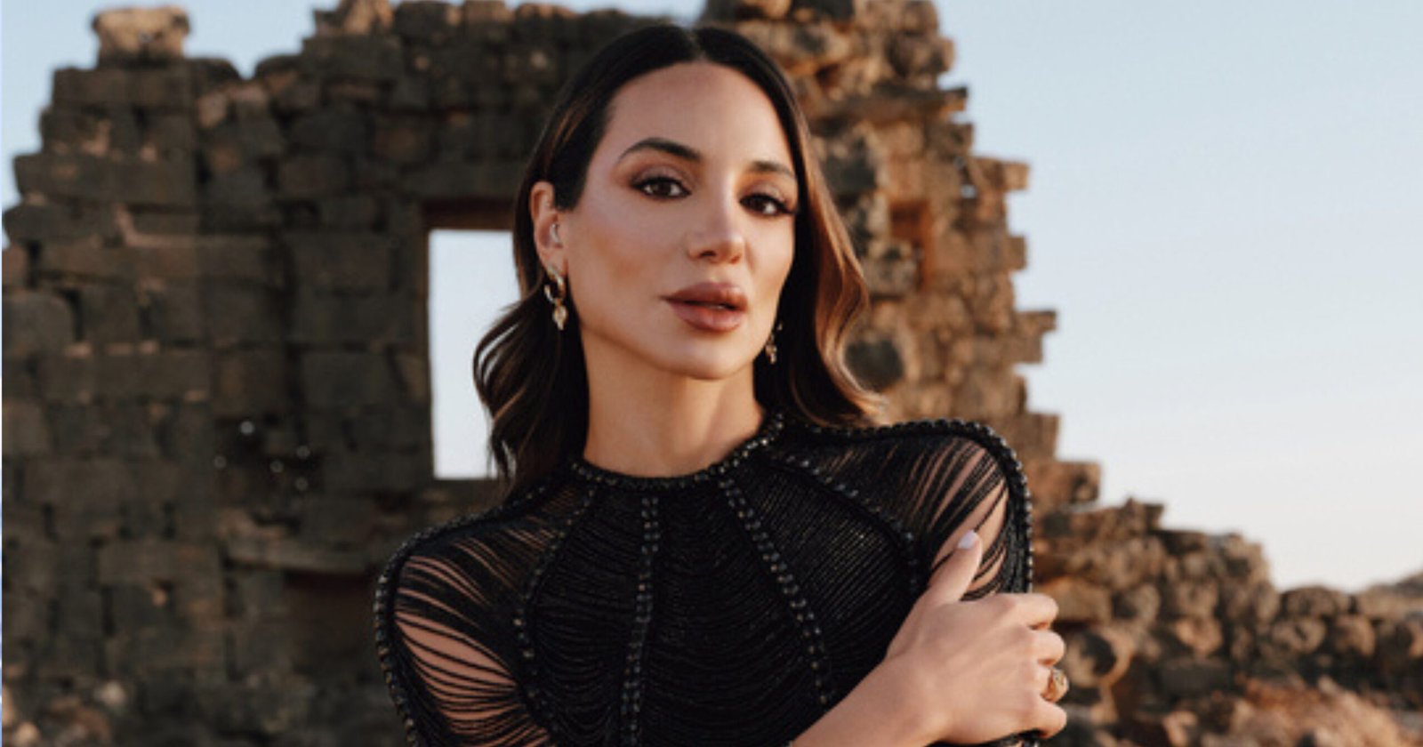 Zeynab El-Helw in The Rebirth Issue: Soul Arabia January 2026 at Umm El Jimal