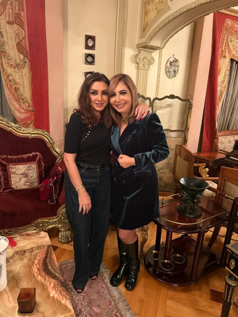 لميس الحديدي وأنغام من احتفالية تكريم ماجدة الرومي
