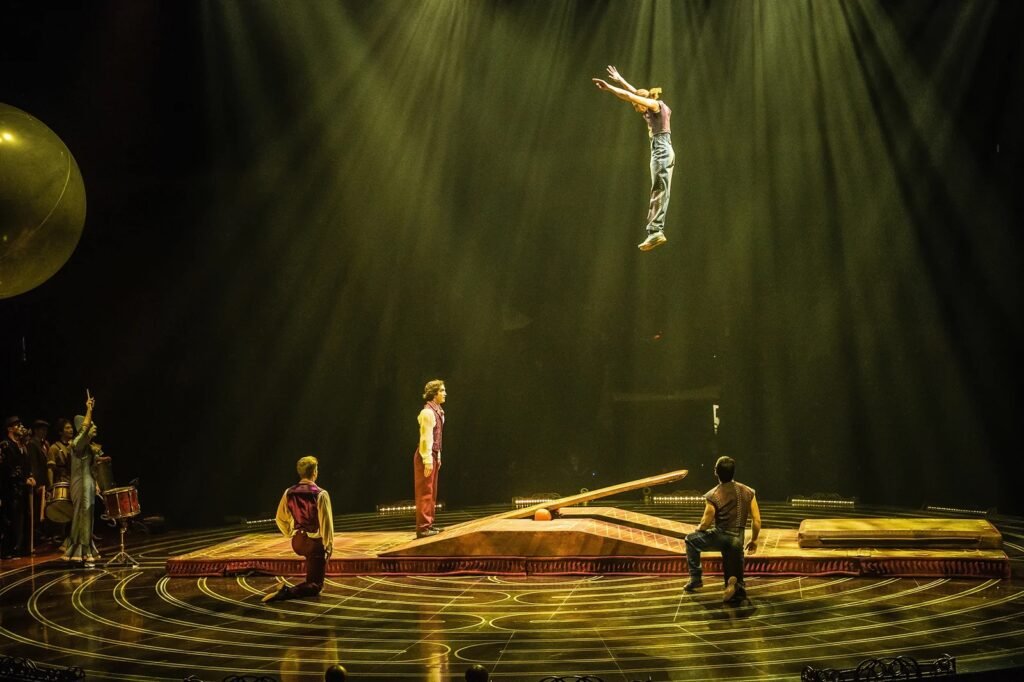 Cirque du Soleil Corteo performance at Etihad Arena Abu Dhabi