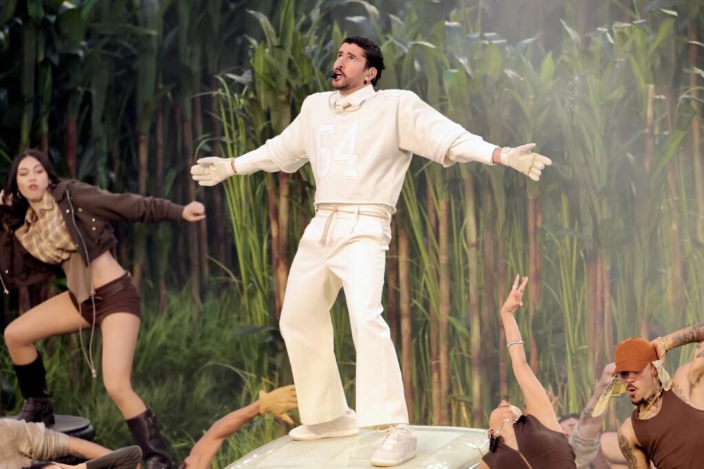 Puerto Rican street scene set design at Super Bowl halftime