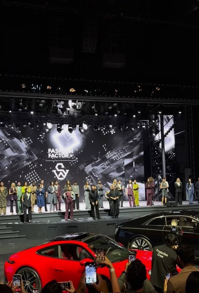 سعد لمجرد وعصام وشمة في عرض أزياء فاشون فاكتور