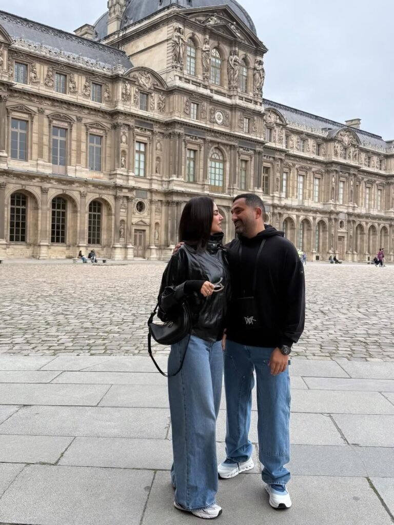 درة زروق تحتفل بعيد الحب مع زوجها هاني سعد