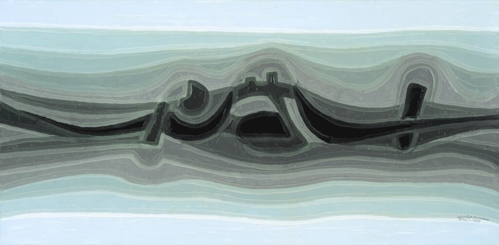 Mohammed Al-Saleem untitled 1989 Saudi modern art