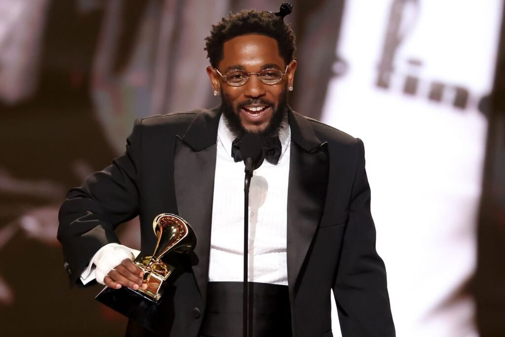 Kendrick Lamar wins multiple awards at the Grammy Awards
