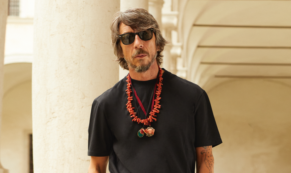 Creative Director Pierpaolo Piccioli taking a bow after the Balenciaga Fall 2026 show.