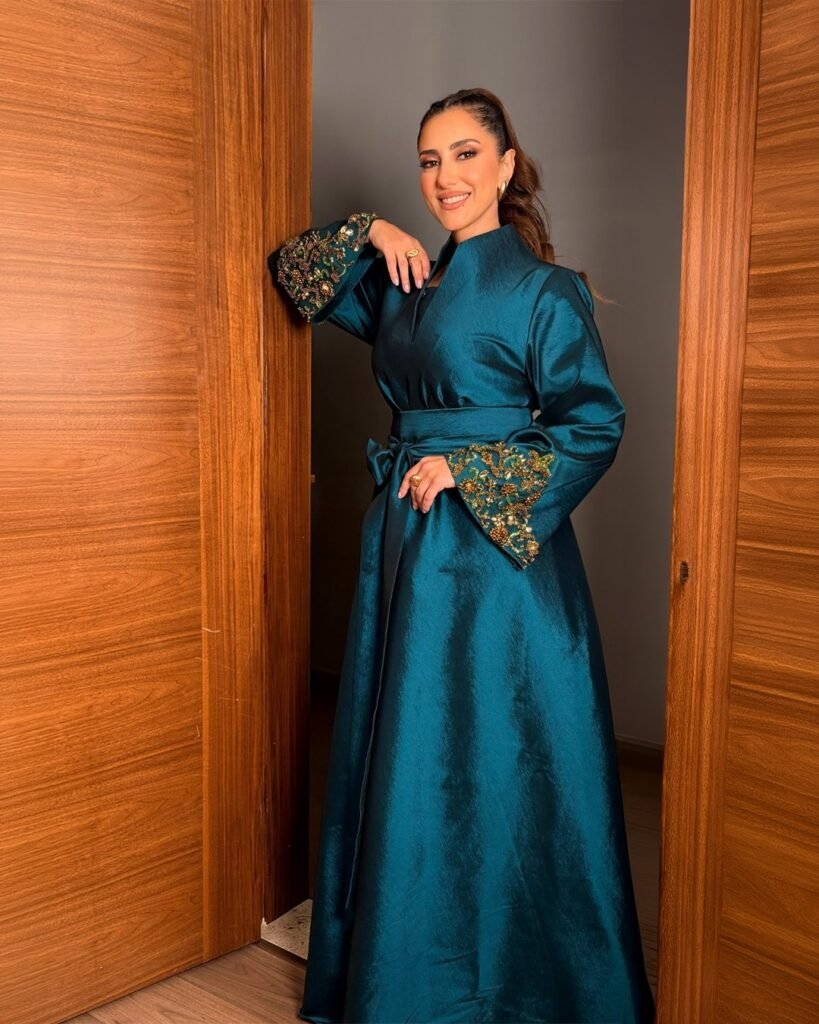 الفنانة حنان مطاوع من حسابها الرسمي بملابس رمضانية أنيقة