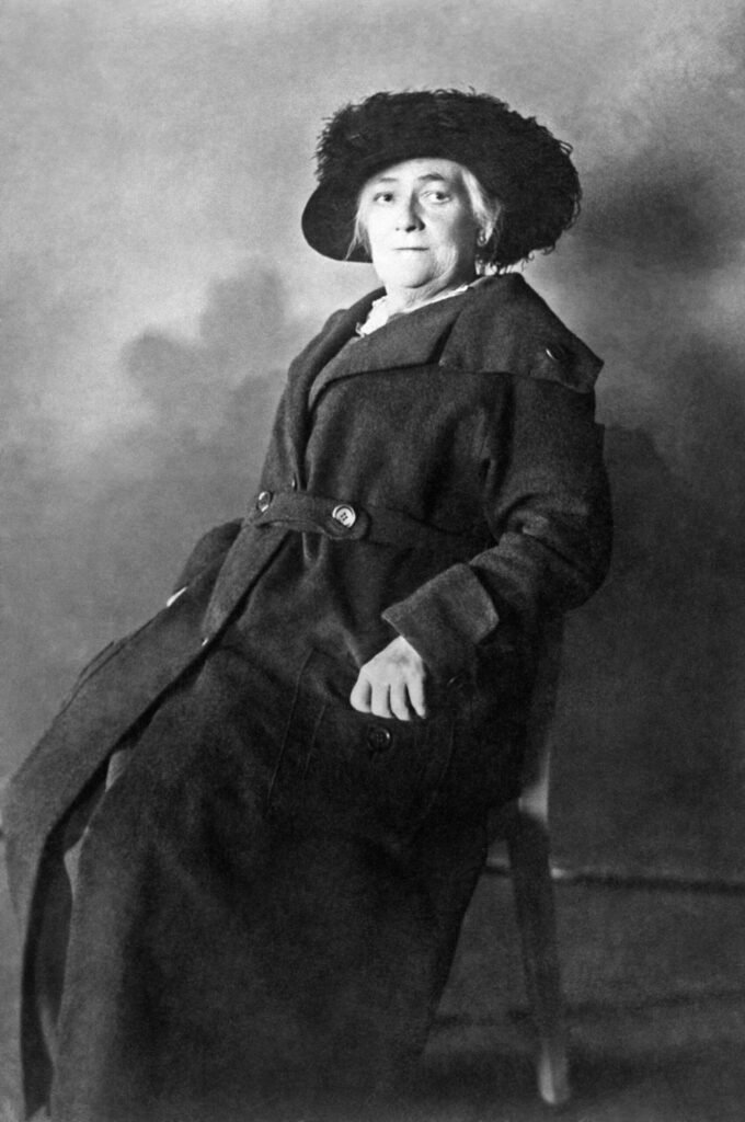 Portrait of Clara Zetkin, the German activist who proposed International Women's Day in 1910.