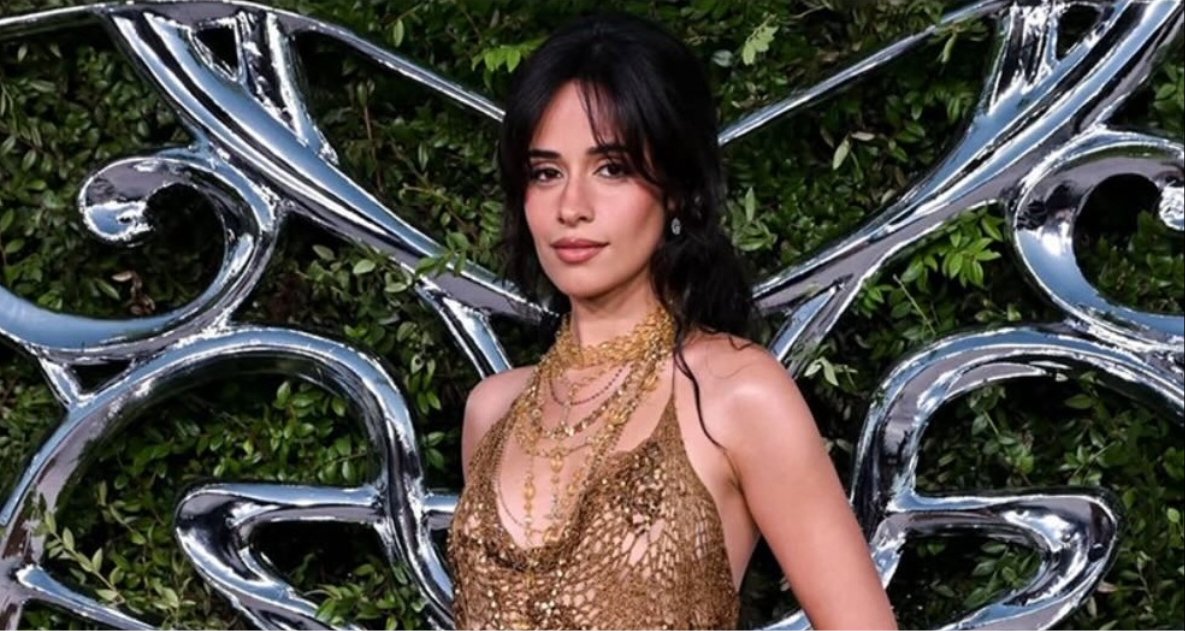 Camila Cabello Stuns in Gold at the Lucas Museum Opening