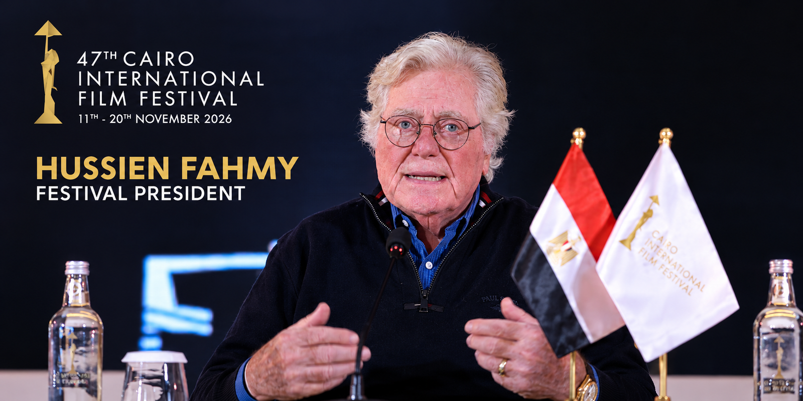 Hussien Fahmy from the Press Conference